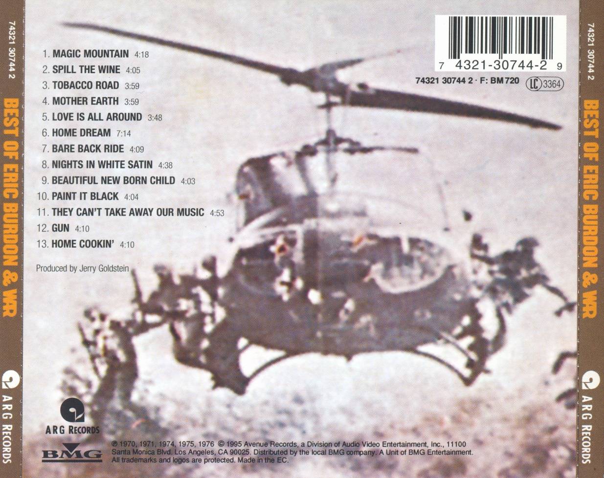 Eric Burdon and War Best Of : Back